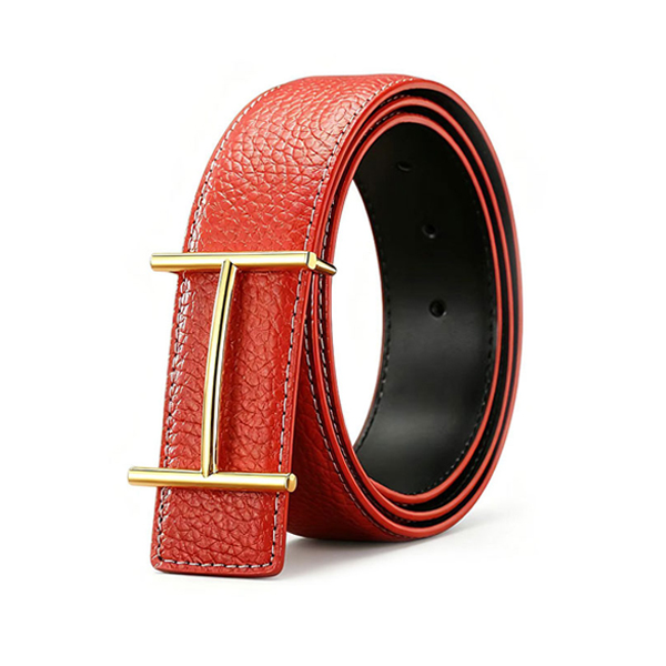 Litchi Pattern Belt