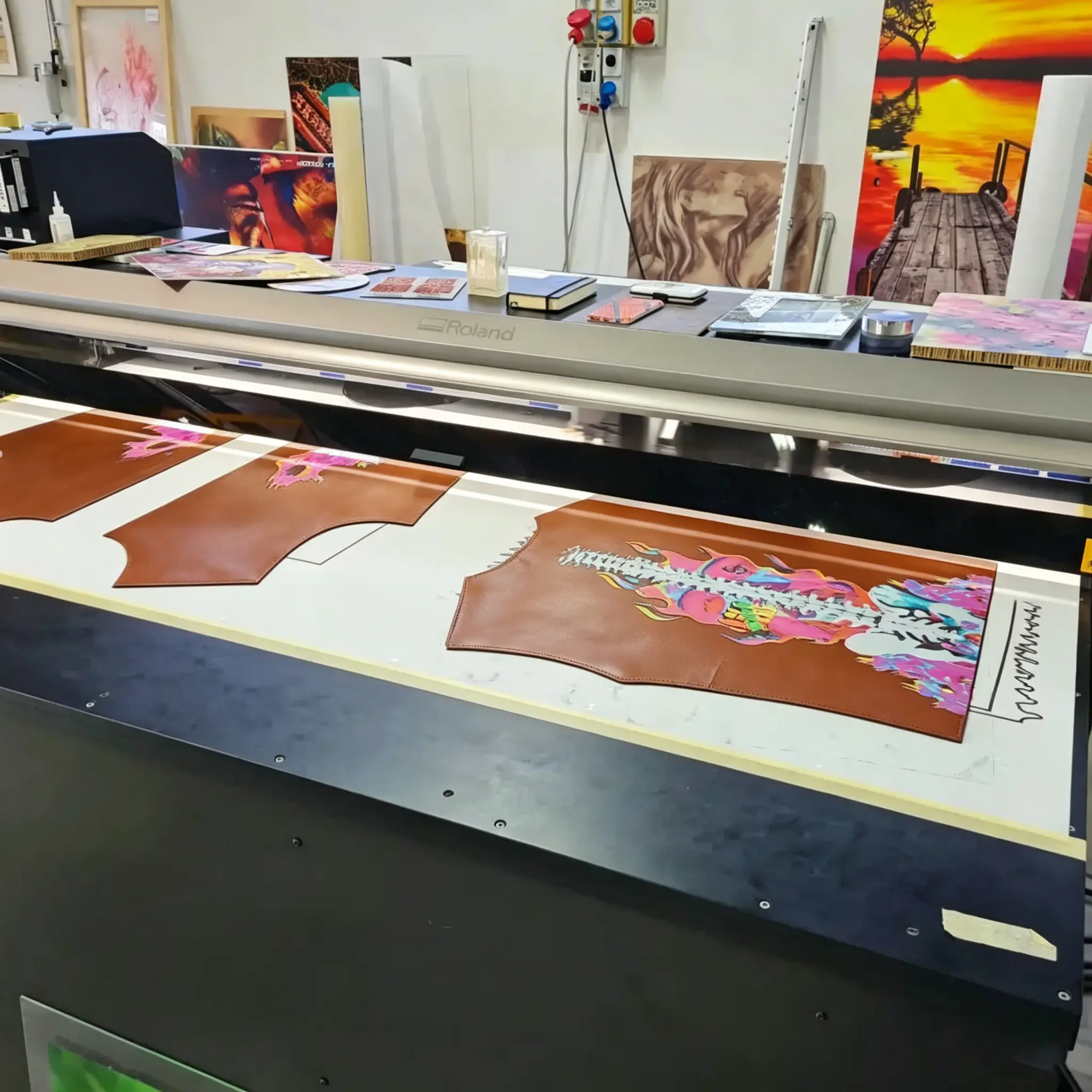 Printing leather2